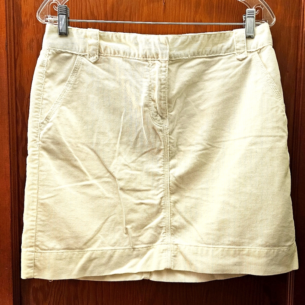 J crew mini corduroy skirt